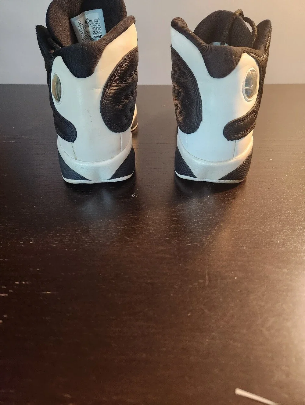 Jordan Men’s High-Top Sneakers - Black/White/Red. Excellent Condition. 6Y